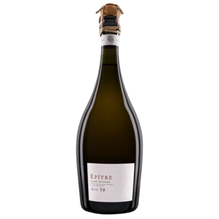 Bouteille de Champagne Épître Act 19 millésimé 2019, Blanc de Noirs Extra-Brut, Premier Cru de la Montagne de Reims – Domaine Cr