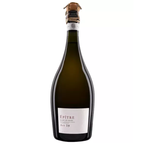 Bouteille de Champagne Épître Act 19 millésimé 2019, Blanc de Noirs Extra-Brut, Premier Cru de la Montagne de Reims – Domaine Cr