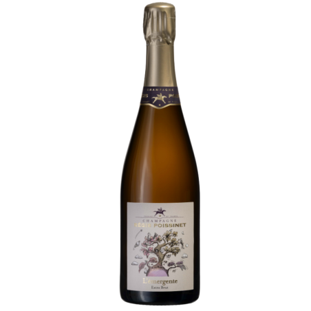 Bouteille de Champagne Poissinet L’Émergente - Cuvée biodynamique Vallée de la Marne
