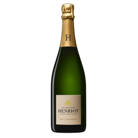 Bouteille de Champagne Henriot Brut Souverain – assemblage Pinot Noir, Chardonnay, Meunier