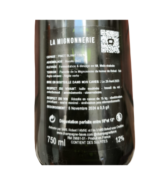 Champagne R. Faivre la Mignonnerie