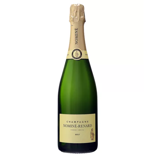 Bouteille de Champagne Nominé-Renard Brut – Récoltant-Manipulant en Champagne, assemblage Chardonnay, Pinot Noir, Pinot Meunier