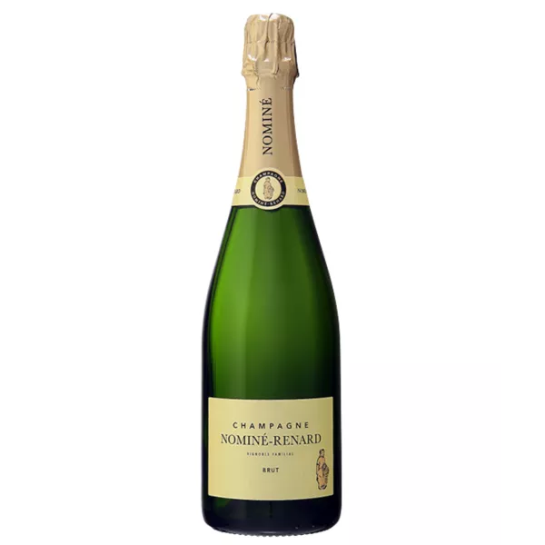 Bouteille de Champagne Nominé-Renard Brut – Récoltant-Manipulant en Champagne, assemblage Chardonnay, Pinot Noir, Pinot Meunier