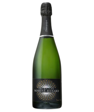 Bouteille de Champagne Nominé Renard Demi-sec – Assemblage Chardonnay, Pinot Noir et Meunier