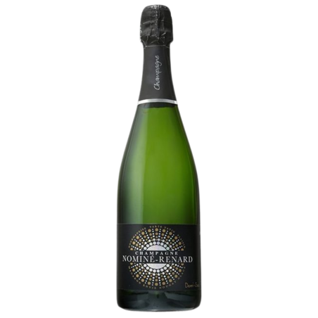 Bouteille de Champagne Nominé Renard Demi-sec – Assemblage Chardonnay, Pinot Noir et Meunier