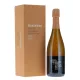 Bouteille de Champagne Louis Roederer Brut Nature Rosé 2018 by Philippe Starck, rosé pâle, édition millésimée sans dosage.