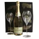 Coffret Champagne Blanc de Blancs Voirin-Desmoulins + 2 flûtes