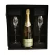 Coffret Champagne Blanc de Blancs Voirin-Desmoulins + 2 flûtes