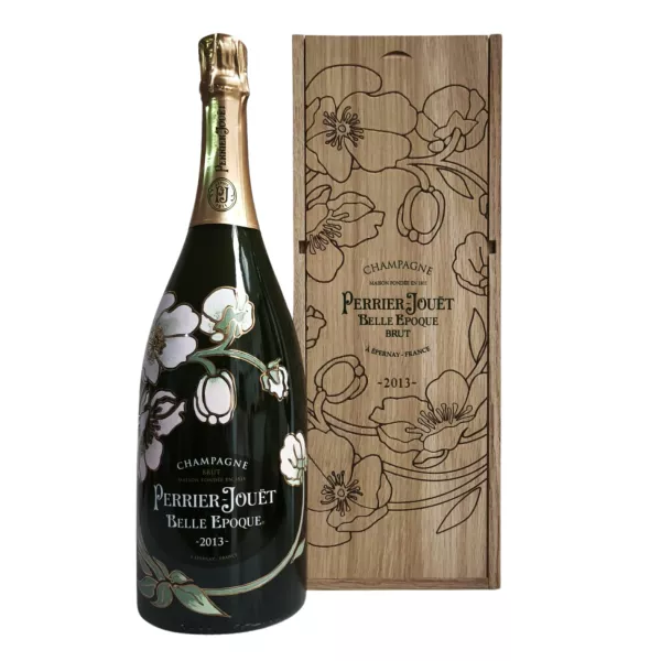 Magnum Perrier-Jouët Belle Époque 2013 en caisse bois – Champagne millésimé 1,5 L