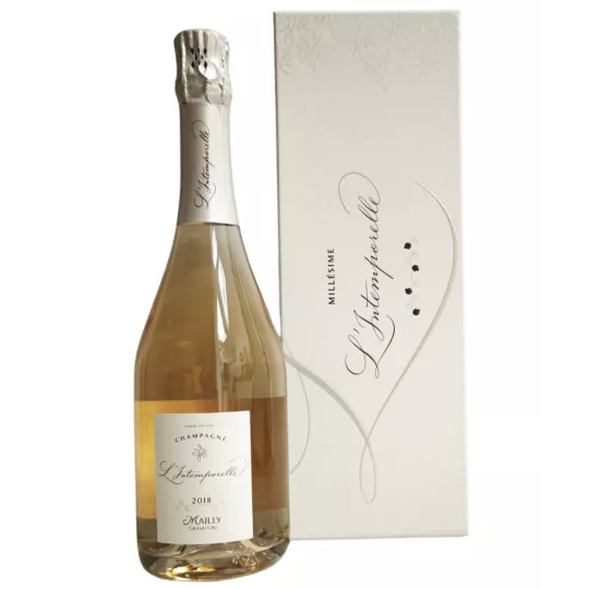 Bouteille de Champagne Mailly Grand Cru L’Intemporelle Brut 2018