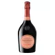 Bouteille de champagne rosé Laurent-Perrier Cuvée Rosé, 100 % Pinot Noir, aux arômes de fruits rouges frais et au style élégant.