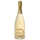 Contre-étiquette technique du Champagne Jean Michel Blanc de Blancs Kosher et logo de certification Kosher Lemehadrin.