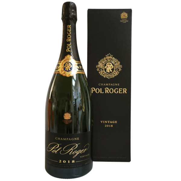 Magnum de Champagne Pol Roger Brut Millésime 2018 en bouteille de 150 cl