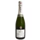 Bouteille Champagne Lanson Le Green Label Bio, étiquette verte certifiée Agriculture Biologique.
