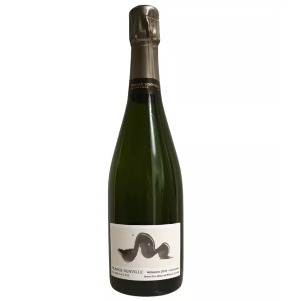 Bouteille de Champagne Franck Bonville Blanc de Blancs Grand Cru Millésime 2018 Extra-Brut