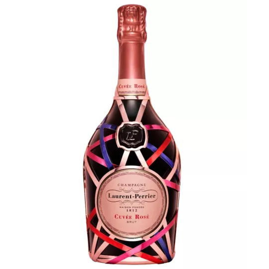 Champagne Laurent-Perrier Cuvée Rosé Cage Ribbons édition limitée 75 cl