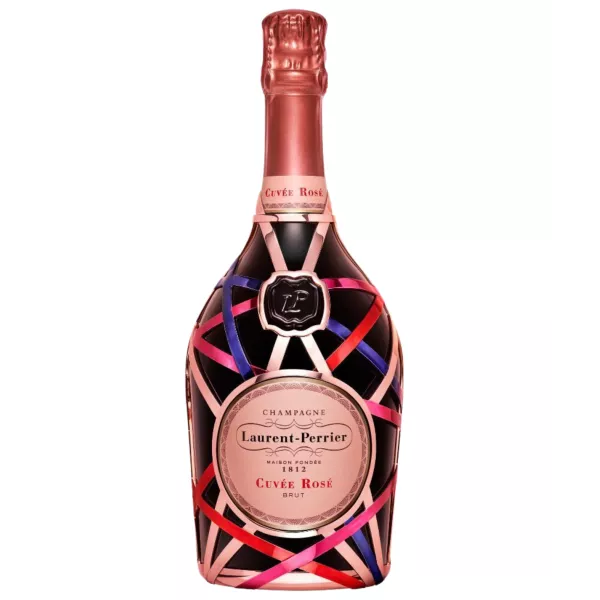 Champagne Laurent-Perrier Cuvée Rosé Cage Ribbons édition limitée 75 cl
