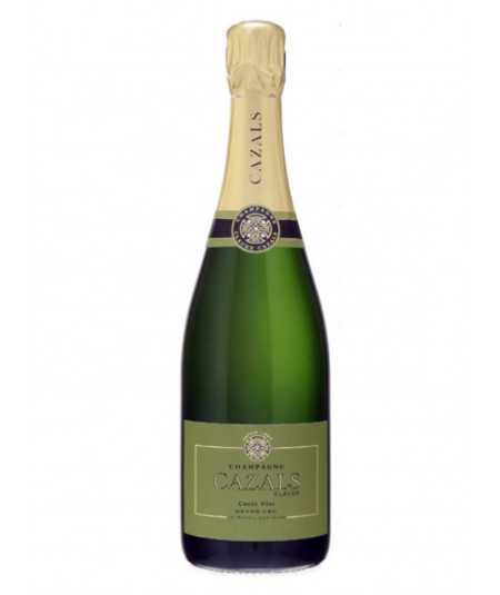 Bouteille de Champagne Claude Cazals Cuvée Vive Grand Cru - Pureté et Élégance en chaque bulles.