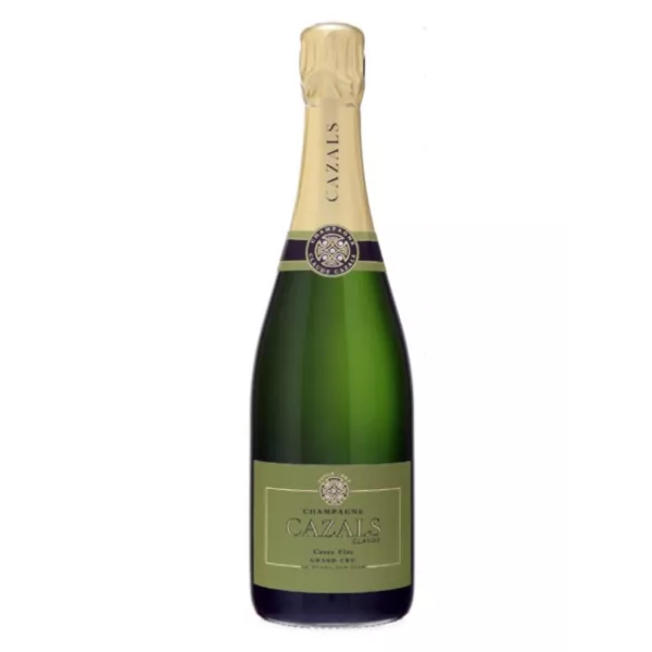 Bouteille de Champagne Claude Cazals Cuvée Vive Grand Cru - Pureté et Élégance en chaque bulles.
