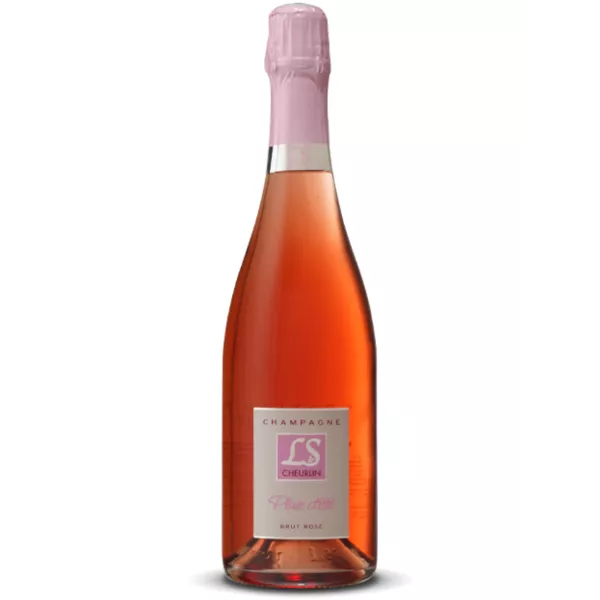 Bouteille de champagne LUCIE CHEURLIN Brut Rosé Pluie D'Été - BIO