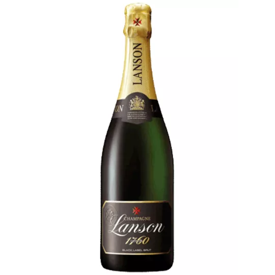Champagne Lanson Black Label Brut - Un chef-d'œuvre d'élégance et d'héritage pour les amateurs de champagne