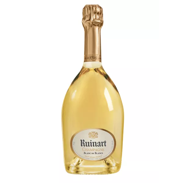 Bouteille de Champagne Ruinart Blanc de Blancs 75cl, vue de face