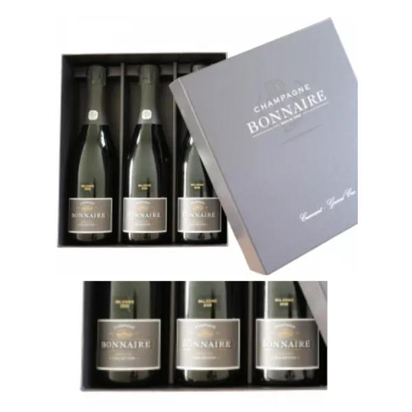 Champagne BONNAIRE Trilogie – Différentes Vinifications “Edition Limitée” 2008