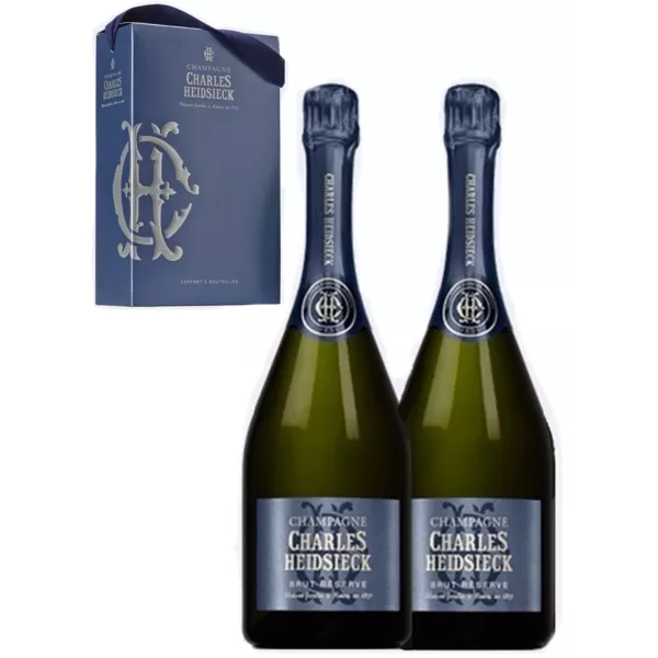 Acheter Coffret Champagne CHARLES HEIDSIECK 2 Bouteilles 75cl Brut Réserve