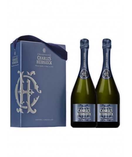 Offrir Coffret Champagne CHARLES HEIDSIECK 2 Bouteilles 75cl Brut Réserve