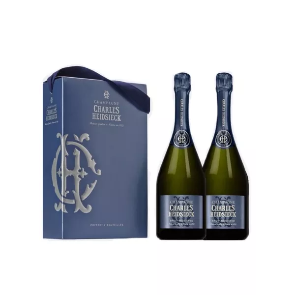 Offrir Coffret Champagne CHARLES HEIDSIECK 2 Bouteilles 75cl Brut Réserve