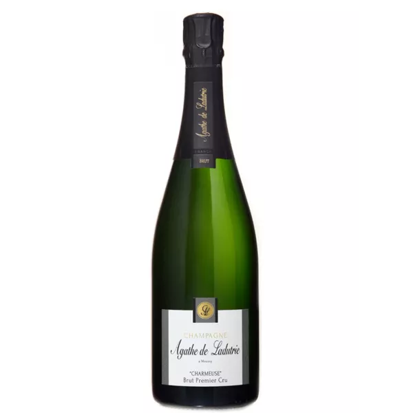 Champagne Agathe De Ladutrie Cuvée Charmeuse Brut Premier Cru : Bouteille élégante aux fines bulles dorées, un plaisir