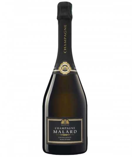 Champagne Malard Blanc De Noirs Excellence - Une cuvée raffinée aux arômes subtils, une expérience inoubliable en perspective.