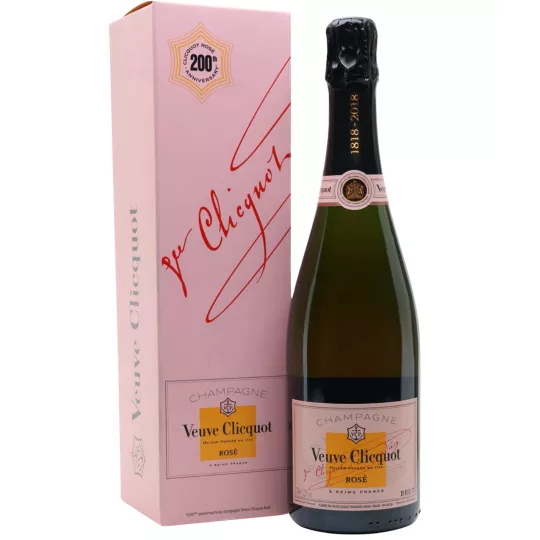 Bouteille de Champagne VEUVE CLICQUOT Brut Rosé avec étui
