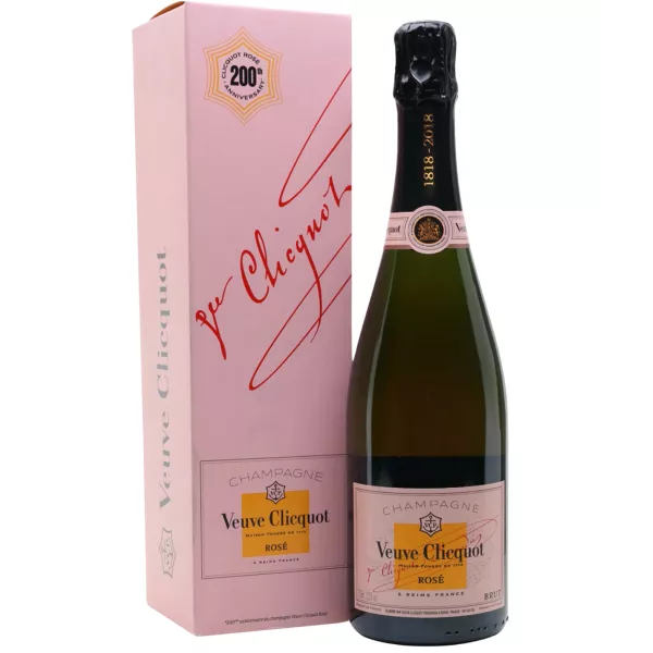 Bouteille de Champagne VEUVE CLICQUOT Brut Rosé avec étui