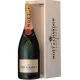 Magnum de champagne MOET et CHANDON Brut Impérial avec caisse bois