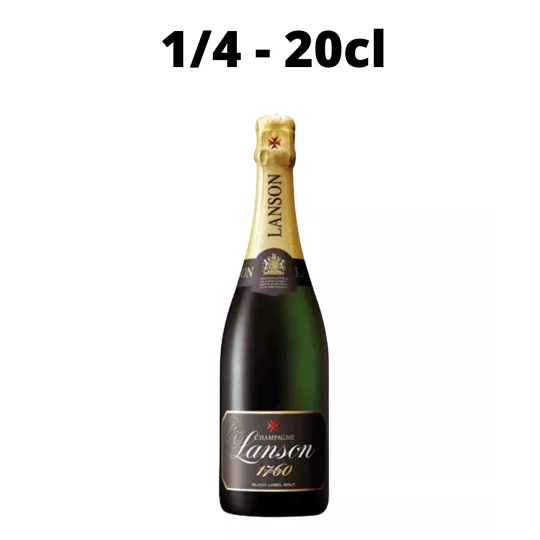 Quart de bouteille LANSON Black Label Brut