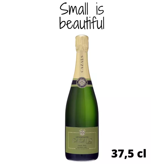 Demi-Bouteille de champagne CLAUDE CAZALS Cuvée Vive Grand Cru