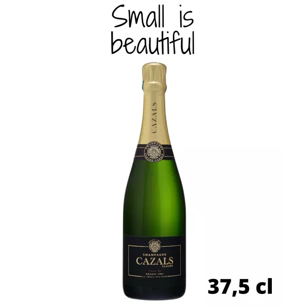 Demi-bouteille de Champagne CLAUDE CAZALS Carte d’Or Grand Cru