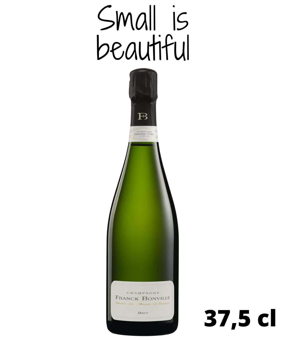 Demi Bouteille Champagne FRANCK BONVILLE Brut Grand Cru Blanc de Blancs