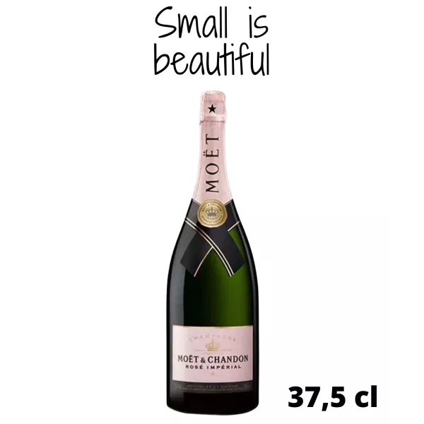 Demi bouteille de champagne MOET & CHANDON Rosé Impérial