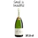 Demi bouteille de Champagne Pol Roger Réserve Brut 37,5cl, vue de face