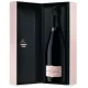 Bouteille de Champagne Fleur de Miraval Rosé, couleur rose pâle, vue de face
