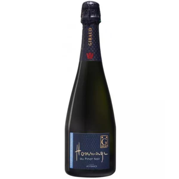 Bouteille de champagne Henri Giraud Hommage au Pinot Noir, Grand Cru Blanc de Noirs