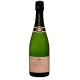 Champagne Claude Cazals Cuvée Rosé - Bouteille élégante de champagne rosé dans un décor luxueux