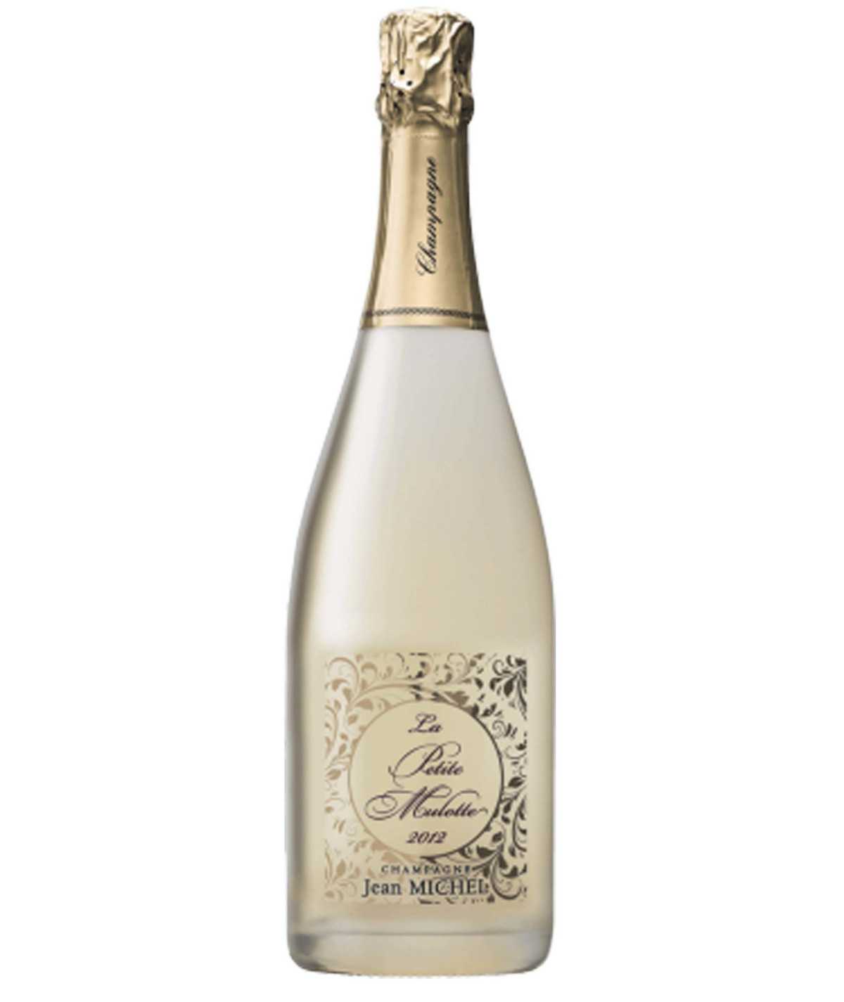 Image de la bouteille de Champagne JEAN MICHEL La Petite Mulotte Blanc De Blancs, symbole de raffinement et d'excellence.
