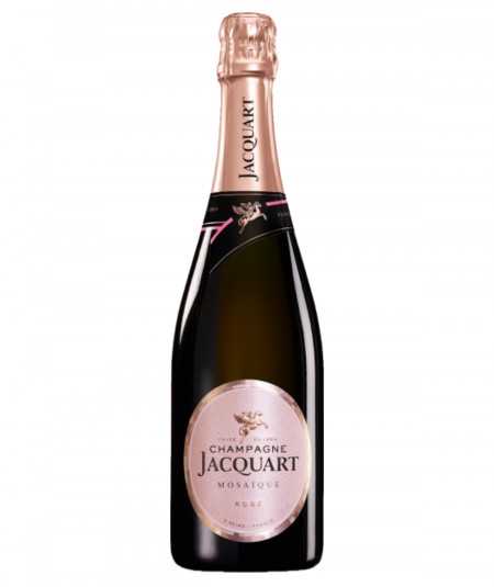 Bouteille de Champagne JACQUART Brut Rosé Mosaïque