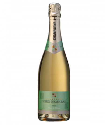 Bouteille de champagne d'excellence Blanc de Blancs le VOIRIN-DESMOULINS Brut Grand Cru