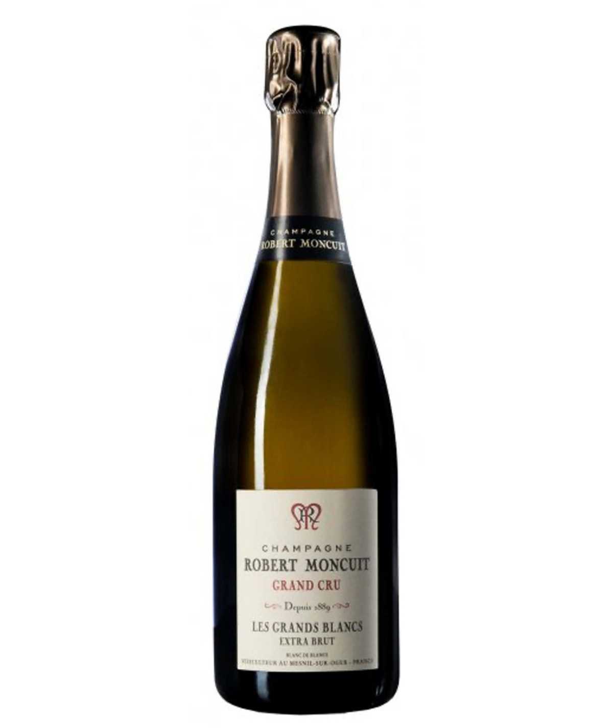 Magnum de Champagne ROBERT MONCUIT Blanc De Blancs Extra-Brut Grand Cru