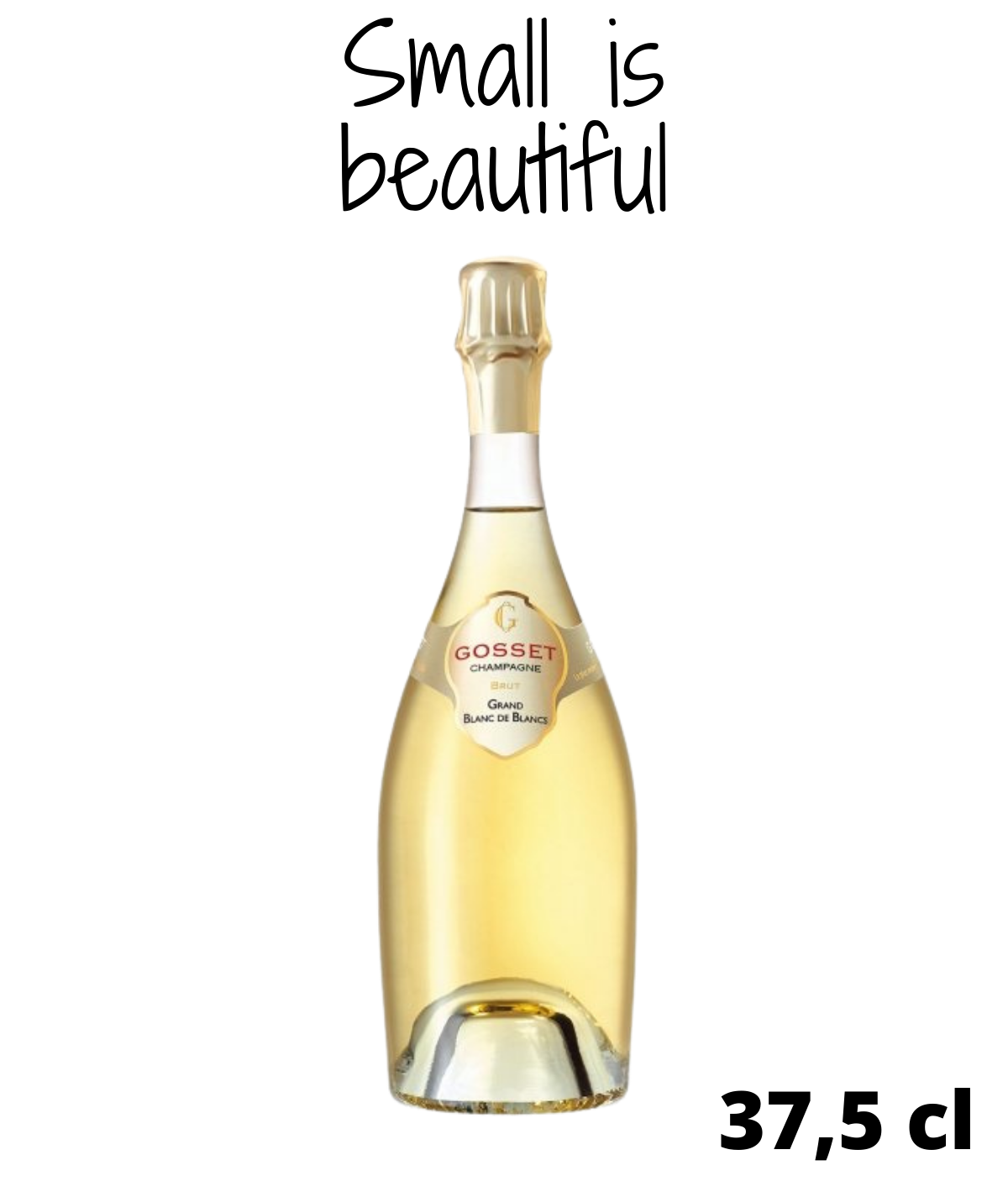 Demi Bouteille de Champagne GOSSET Grand Blanc De Blancs Brut